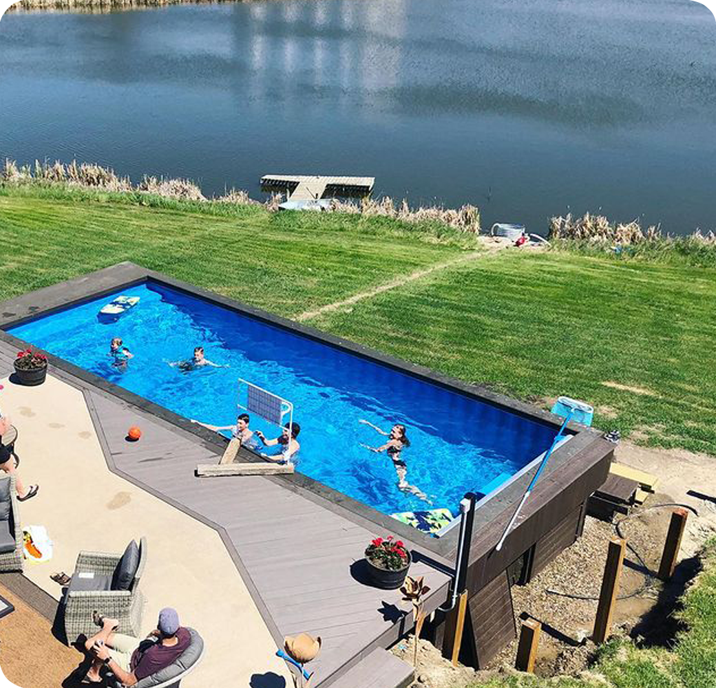 Modular Pool System Corr Series Modular Pools | Modern Plug & Play Swimming Pools